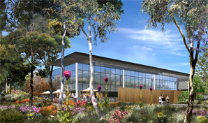 artist impression, offices and landscaping.